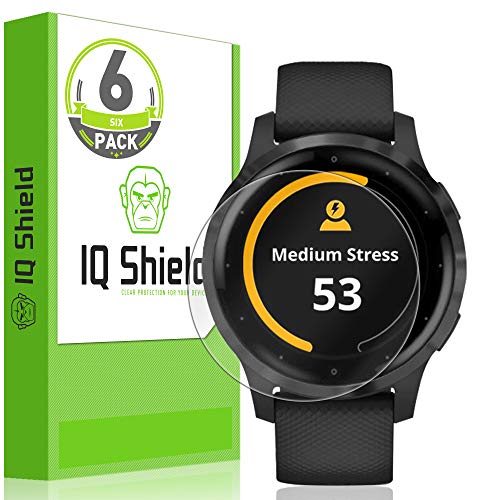 IQ Shield Screen Protector Compatible with Garmin Vivoactive 4 (45mm)(6-Pack) LiquidSkin Anti-Bubble Clear