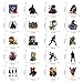 65Pcs Metal Gear Solid Stickers Pack, Aesthetics Graffiti Waterproof Vinyl Decal for Birthday Party Supplies Decoration Favors for Water Bottles Laptop Suitcase Scrapbooking
