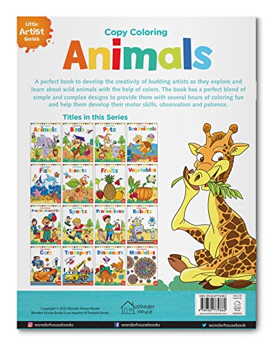 Image of Little Artist Series Animals: Copy Colour Books