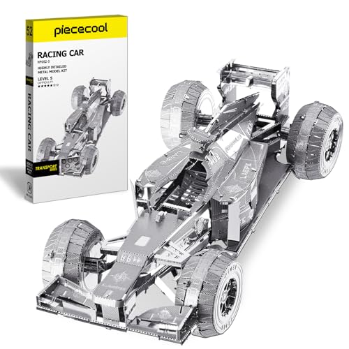 Piececool Puzzle 3D Metal Modèle Formule Voiture, Maquette Modèles de Voitures Inoxydable 430...