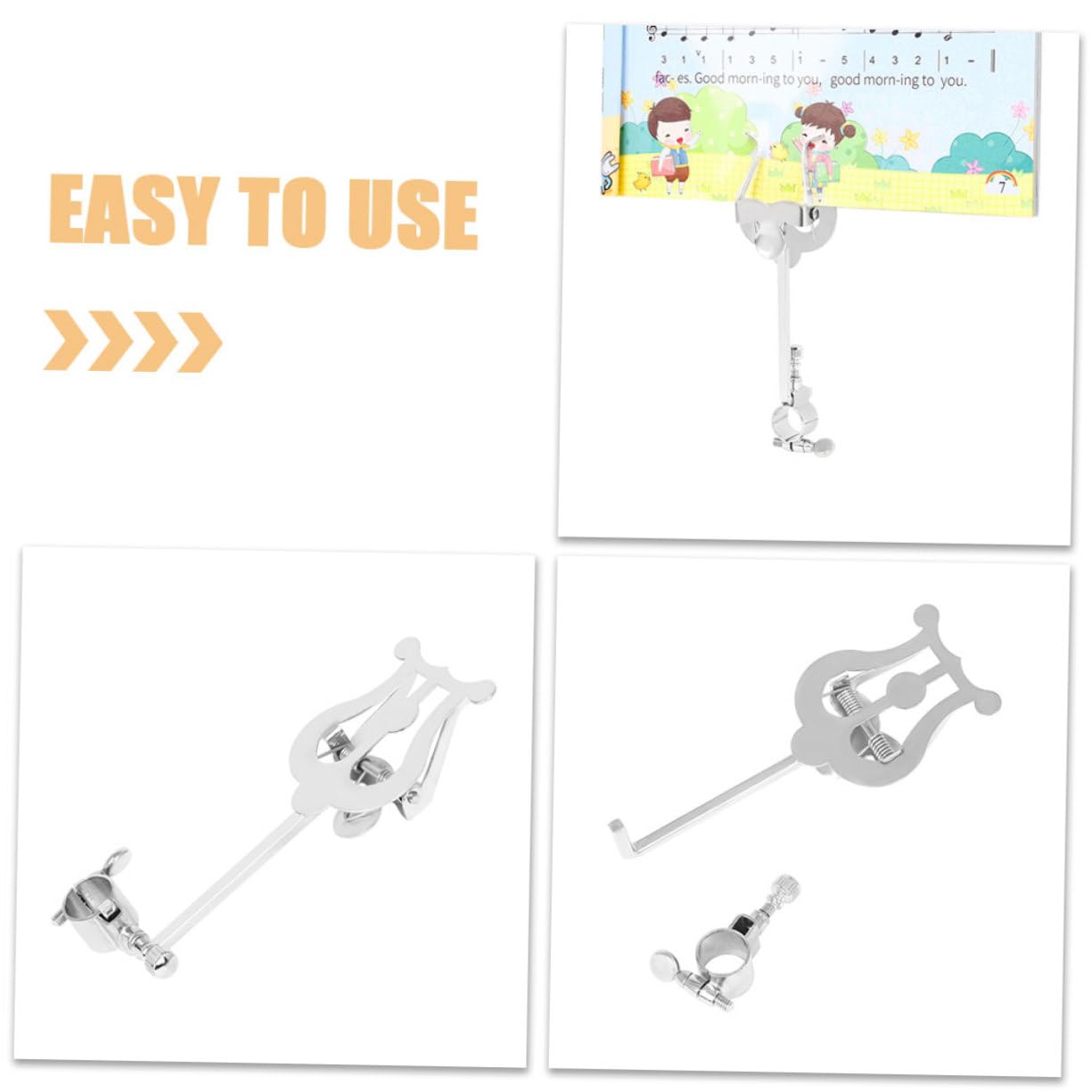 Carpeta Para Piccolo Estante Para Partituras Soporte Ajustable Accesorios Musicales