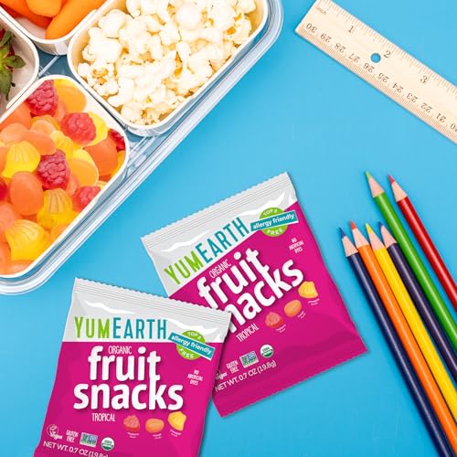 Image of YumEarth Organic Tropical Fruit Snacks, 0.7 Ounce (Pack of 10)