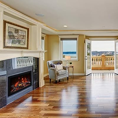 Amantii TRD-26 Traditional Series Built-in Electric Fireplace with Logs (TRD-26), 26-Inch