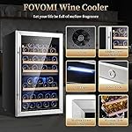 Wine Refrigerators,52-bottle Wine Fridge Cooler Freestanding Wine Refrigerator,(Bordeaux 750ml) Dual Zone Compressor Wine Cellars Chiller - Image 6