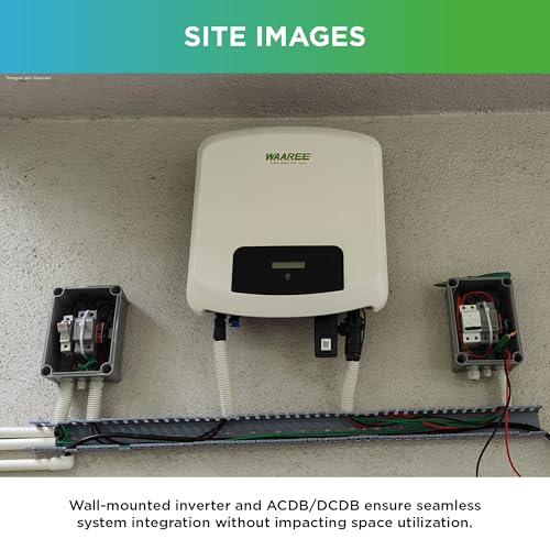Image of WAAREE Radiance 5 kW On-Grid Solar Kit with Installation, Single Phase, Bifacial TOPCon Panels, Inverter, AC /DC Distribution Boxes - Complete Rooftop Solar Solution