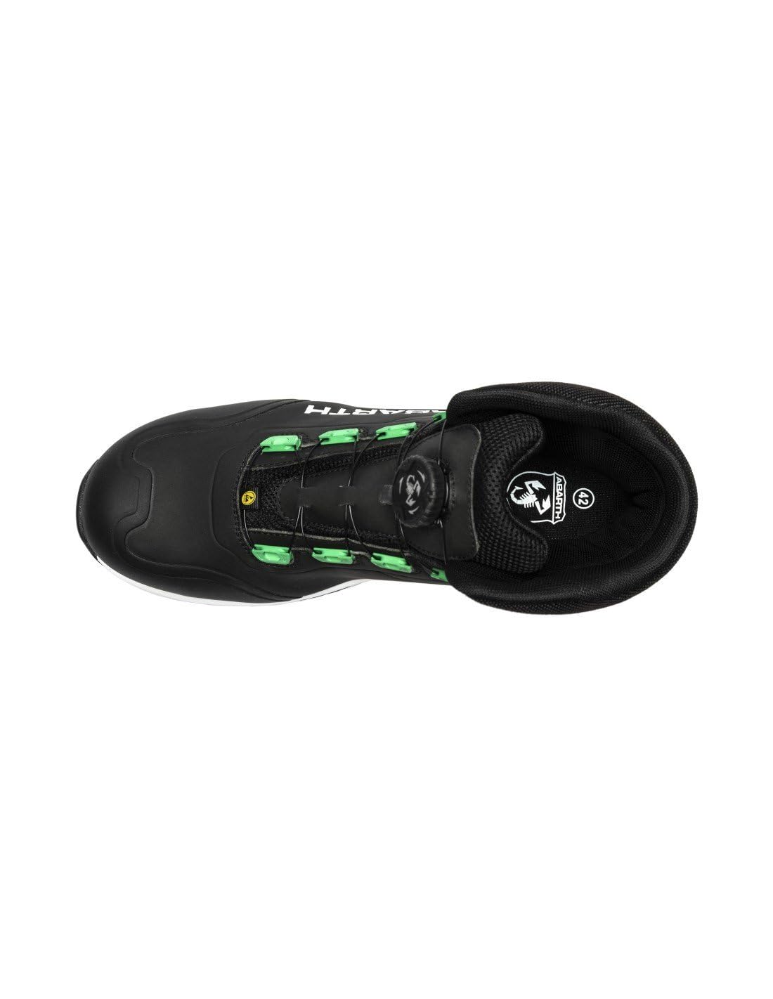 Abarth Scorpion Bota de Seguridad S3 Alta Negro Unisex 43-EU