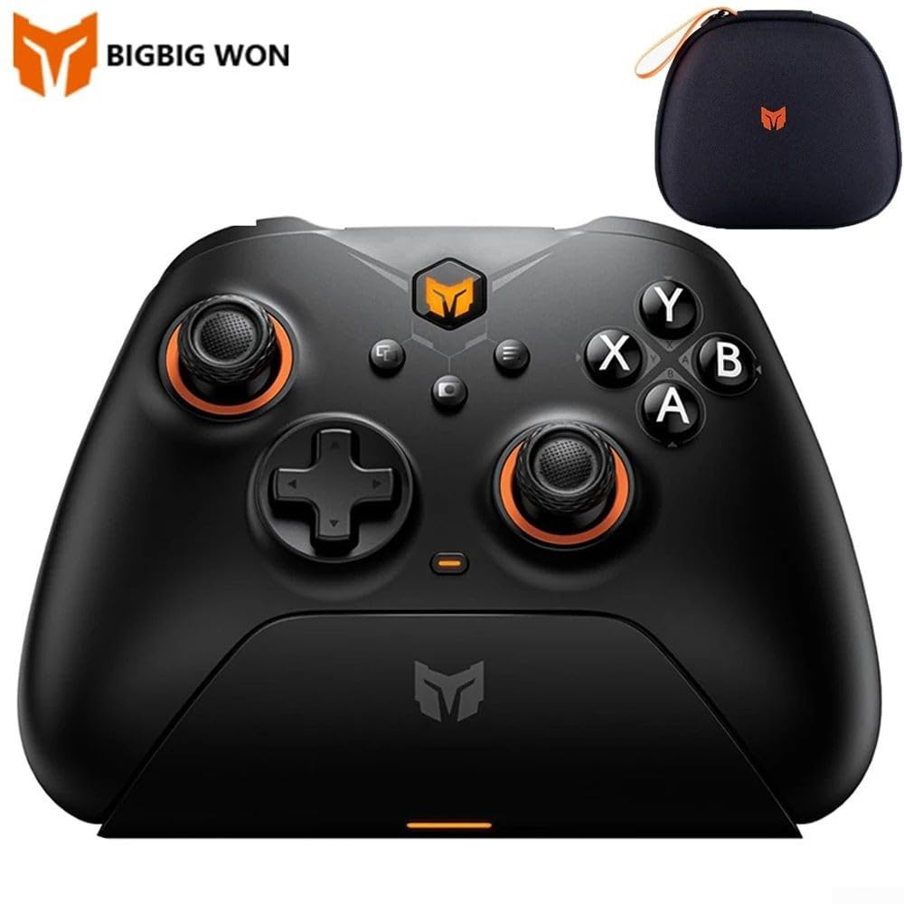 Gamepad wireless, PC e controller Android con connessione a bassa latenza per giochi mobili, design ergonomico controller wireless (nero)