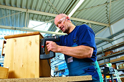 Novus Elektrotacker J-165 Profi, rückschlagarmer Universal-Tacker, Nachschlagfunktion, verarbeitet Klammern und Nägel – Bild 5