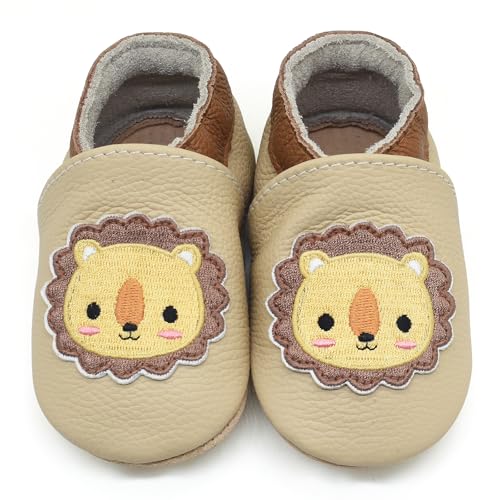 Owlowla Baby Soft Sole Leather Crib Shoes Infant Toddler Pre-Walker Shoes Boy Girl …
