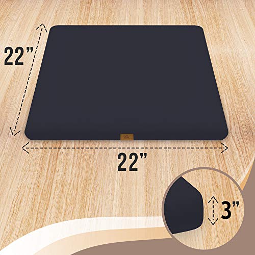 Zabuton Cushion in 10 Color - USA Buckwheat Hulls - Image 3