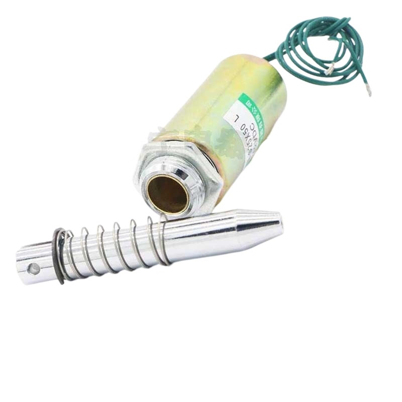 Solenoide de tracción XRN-25X50L CC 24V de tubo redondo con carrera de 10mm