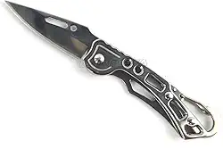 Canivete Manual Taue K1803 C/ Clip para Bolso Metal