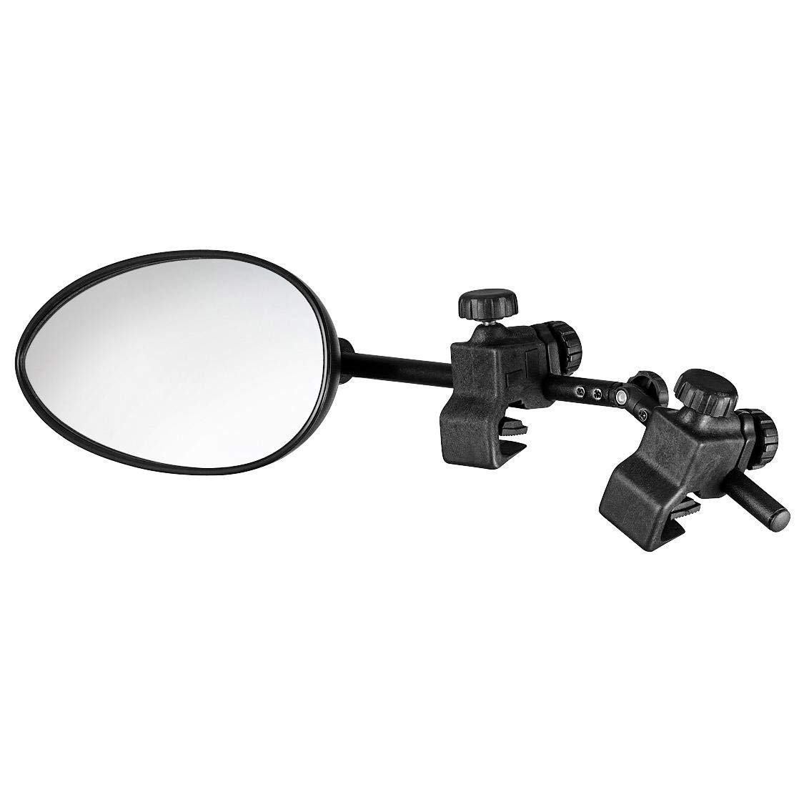Reich Speed Fix Caravanspiegel – Befestigungssystem für Reisemobil und Wohnwagen (Konvexglas, Schwarz)
