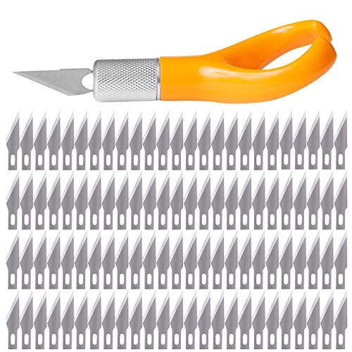 WA Portman Craft Knife Set - Ergonomic Fingertip Hobby Knife with 100 Premium