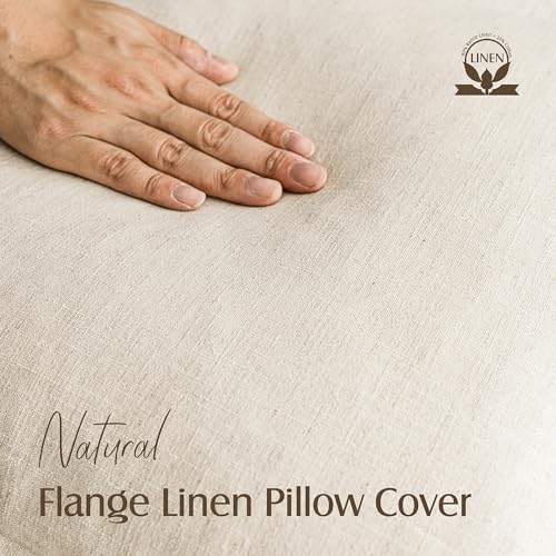 Foindtower BLPC-202 Pack Of 2, Decorative Linen Soild Throw Pillow Covers Soft Accent Cushion Case Boho Farmhouse Neutral Pillowcase thumb #1