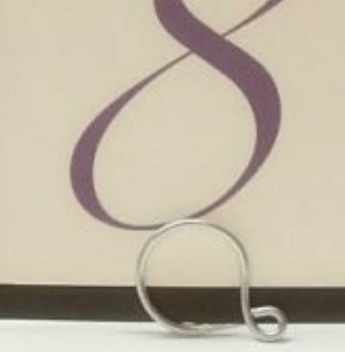 Silver Wire Card Holders For Table Numbers, Menus, Wedding & Party Reception - 6pcs