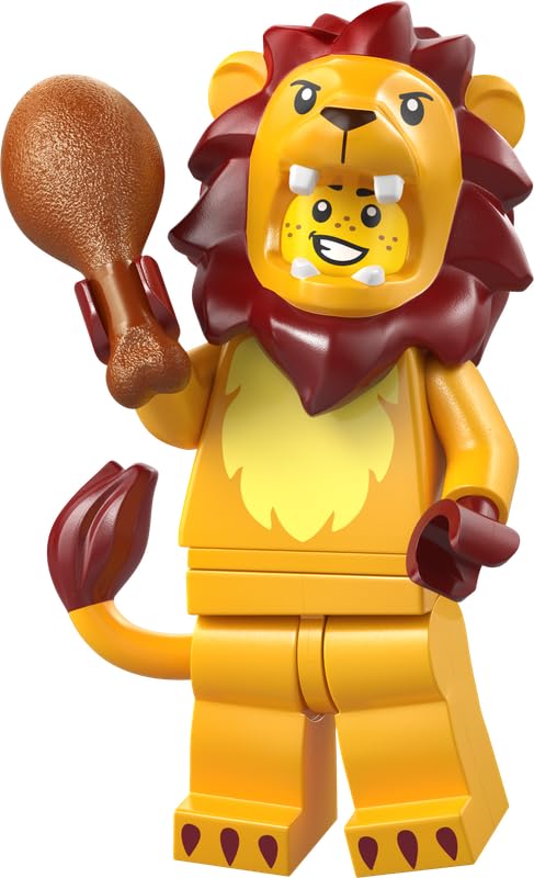 Lego Lion Costume - Mini Figures Series 28 Animals, Single Mini Figure (Lego 71051) โ image 1