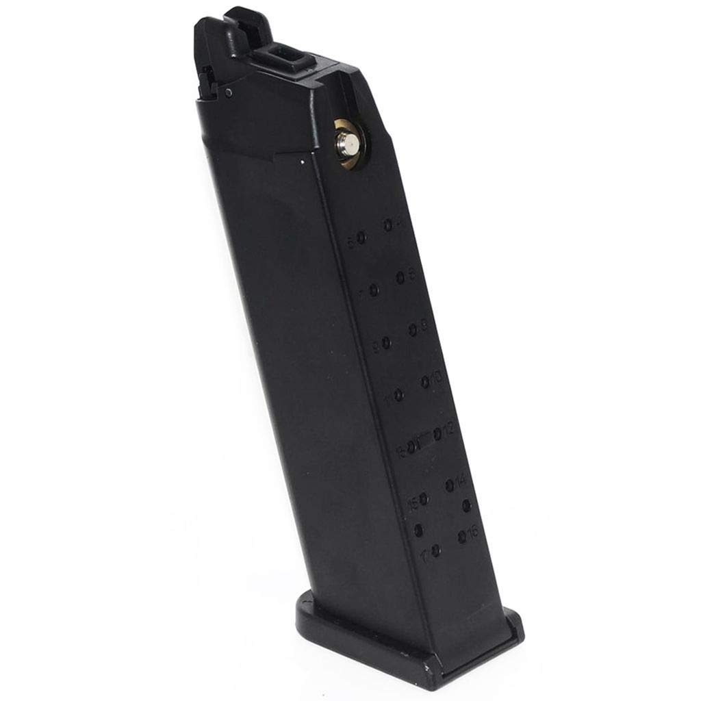 Airsoft Parts Army 2pcs 25rd Mag Magazine pour Army R17 / Tokyo Marui G17 GBB Pistolet Noir