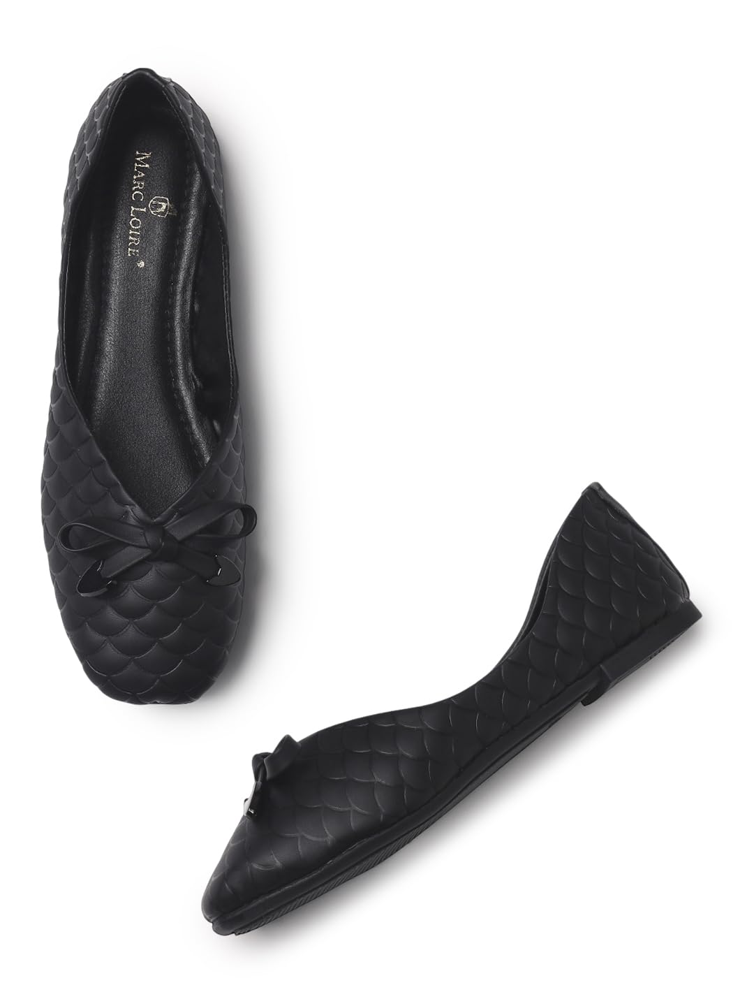 marc loire Embellished Flat Ballerina Women Shoes| Slip-On Footwear with Padded Insole Suitable for Casual Wear-picture-22