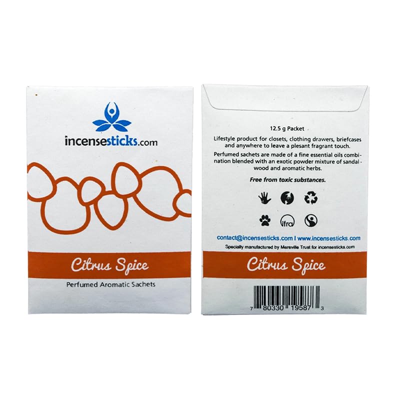 Aromatizador Sachets Cítricos Especia 3 Paquetes 12.5g miniatura 5