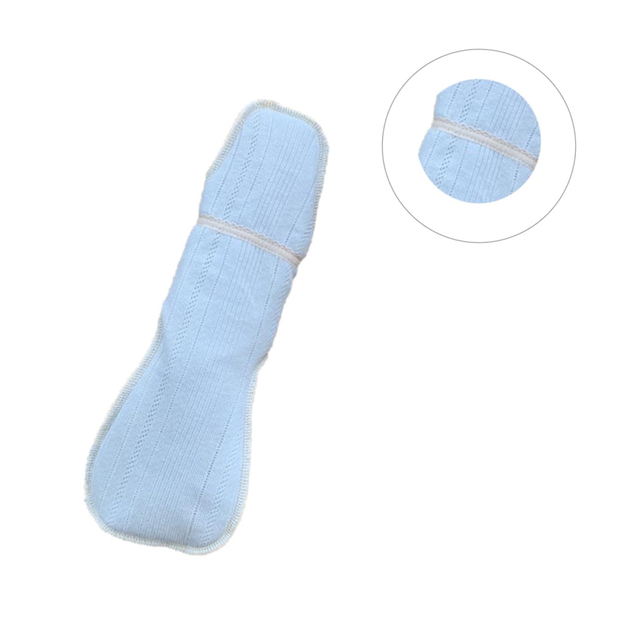 Baluue 3piezas Compresa Menstrual De Algodón Reutilizable Toalla Sanitaria Lavable De Protección Contra Filtraciones Laterales Color Aleatorio Para Noches