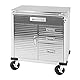 Seville Classics Werkstattwagen mit Edelstahl-Arbeitsplatte, 71.1 x 45.7 x 87.6 cm (LxBxH), grau, Granit