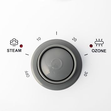 Professional Facial Steamer, Hot Mist Spray, Facial Steamer for Esthetician, Height Adjustable, SPA at Home (White)
