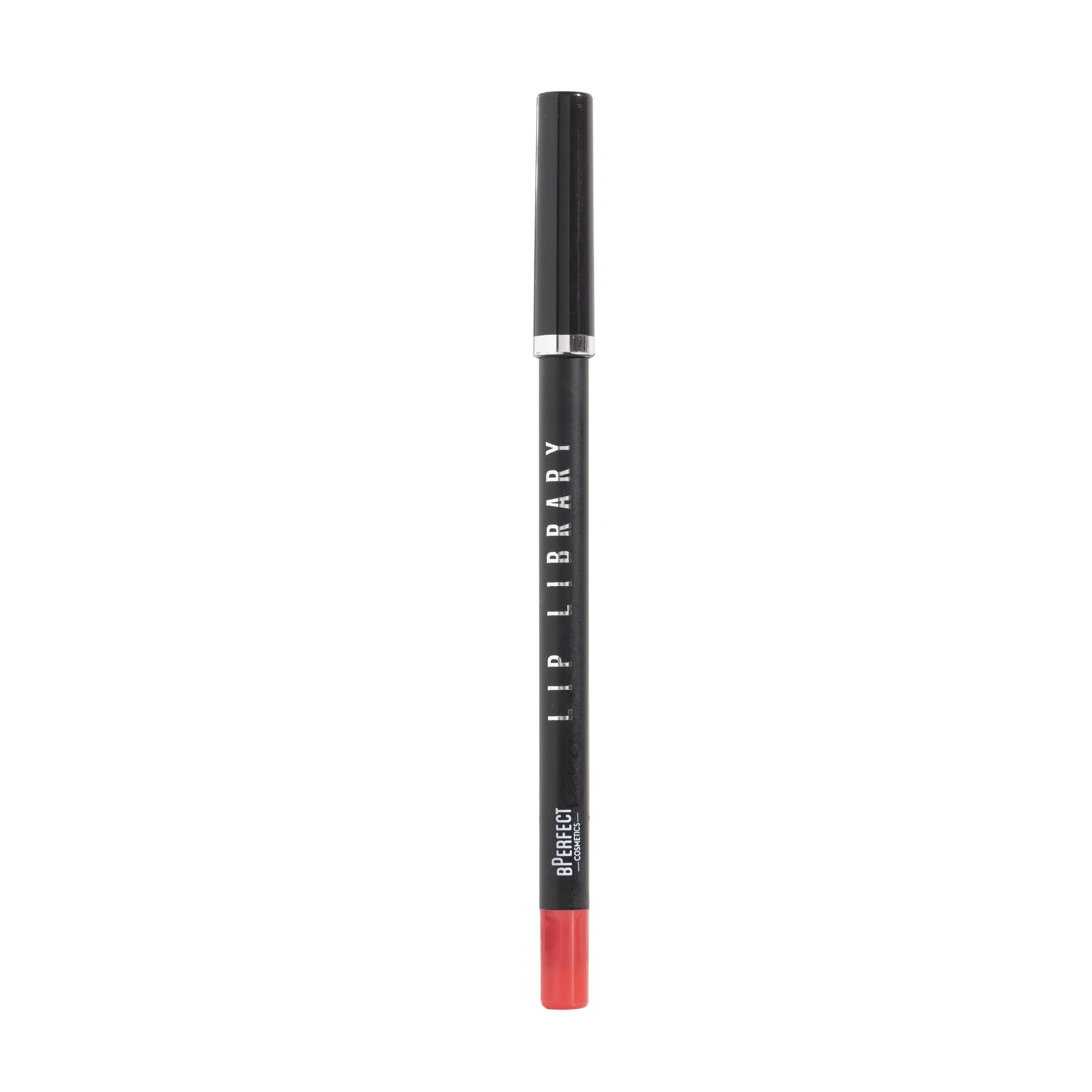 BPerfect Lip Library Lip Liner – Long-Lasting Creamy Formula with Jojoba Oil, Shade Passion (Cool Cherry Red), 1.2g