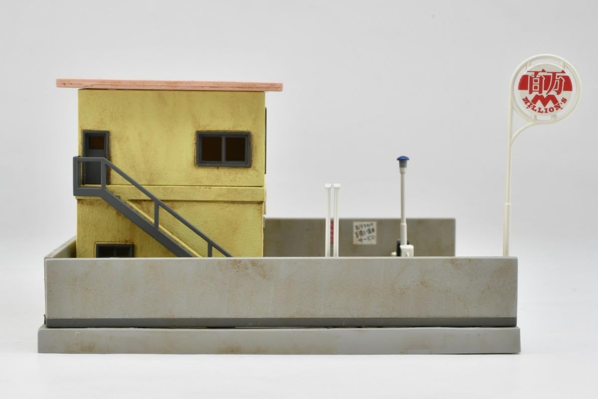 TOMYTEC Kolekcja budynków Kolekcja budynków 183 Stacja benzynowa A Diorama Supplies