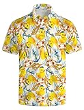 Funny Polo Shirt for Men Yellow Duck Golf Shirts Short Sleeve Fun Polo Golf Shirts Summer Party Polo Shirts