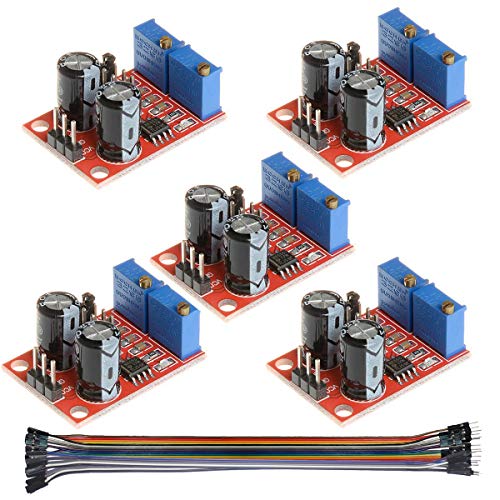 DAOKI 5Pcs NE555 Duty Cycle and Frequency Adjustable Module Square Signal Wave Generator Rectangular Module