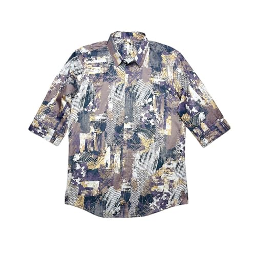 Chemise imprimée à manches moyennes : l'alternative anti-transpiration pour l'été