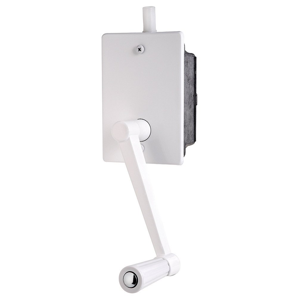 WOLFPACK 5250255 – Manivelle de Levage à encastrer, pour volet, Blanc Extra Large