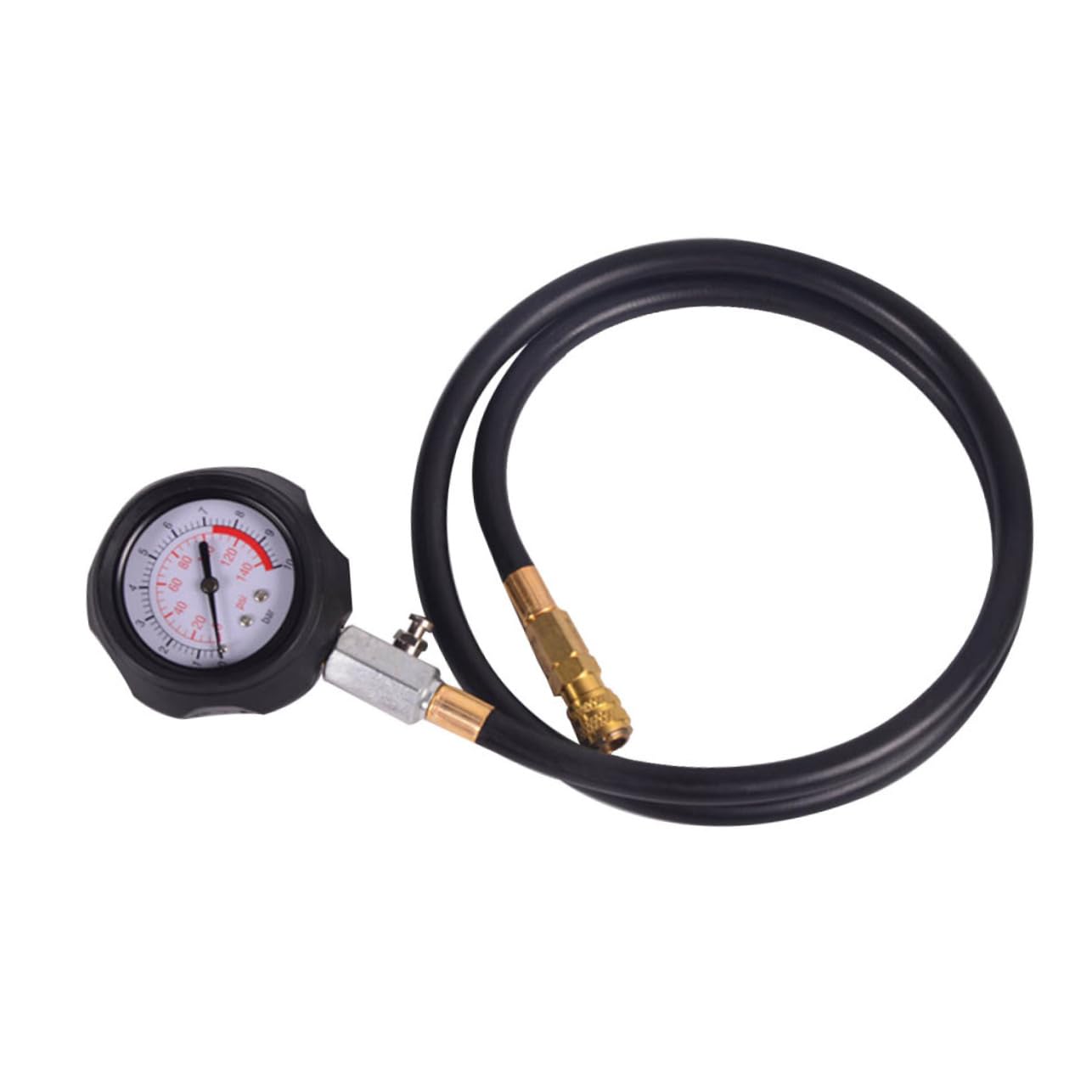 Engine Oil Pressure Gauge Tester Kit with Easy Read Scale for Automotive Use