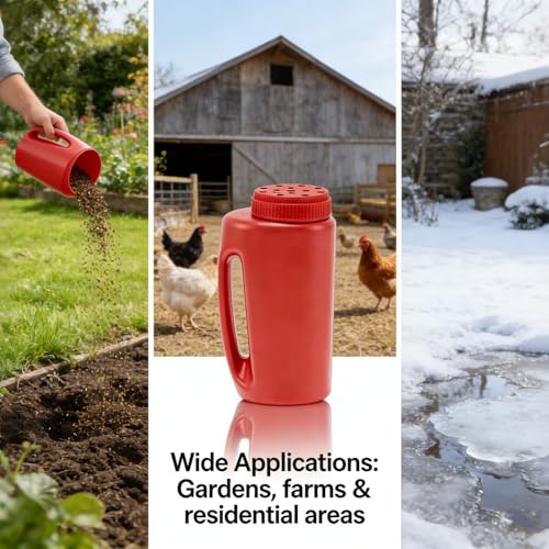 Distribuidor de fertilizante manual para jardín y césped miniatura 4