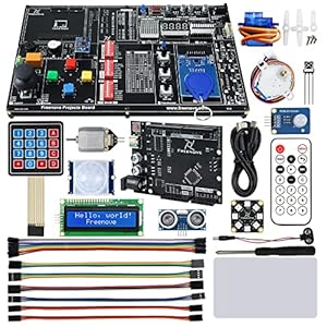 Freenove Projects Kit with Control Board V4 (Compatible with Arduino IDE), 238-Page Detailed Tutorials, 46 Projects, No…
