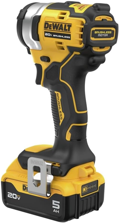 DEWALT DCF913P2R 20V MAX Brushless Lithium-Ion 3/8 in. Cordless Impact Wrench with Hog Ring Anvil Kit with 2 Batteries (5 Ah) (Renewed)