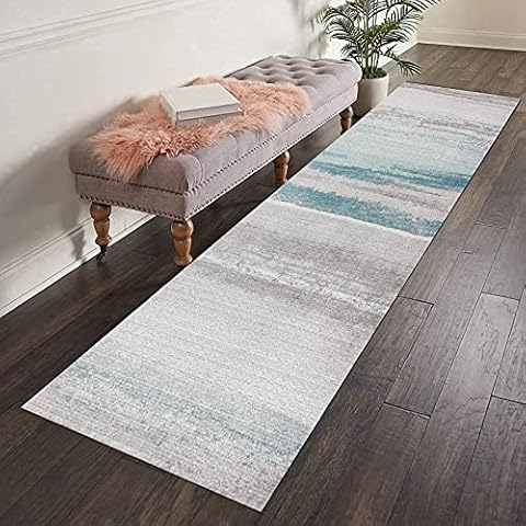 Runner Rug for Hallways Non Slip, Entrance Carpet Runner Small Floor Mat, Width 60cm/ 80cm/ 90cm/ 100cm/ 120cm, Length Customizable(Size:60×300cm) Cover