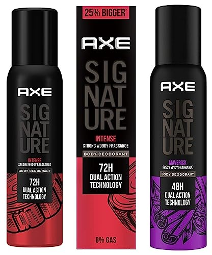AXE Signature Body Perfume, Intense, 154ml & Signature Body Perfume, Maverick, 154ml