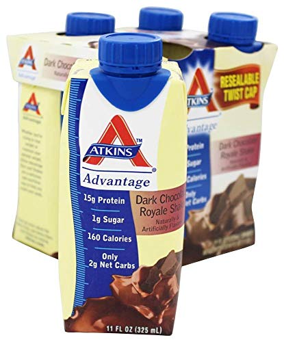 Atkins Nutritionals Atkins Advantage RTD Shake - 11 oz, Dark Chocolate Royale 4 Pack(s)