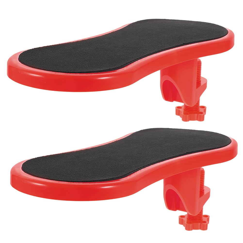 Supporto Poggiapolsi Ergonomico 2 Pezzi in Gomma e Cotone per Scrivania, Design Leggero e Facile da Trasportare, per Casa e Viaggi di Lavoro