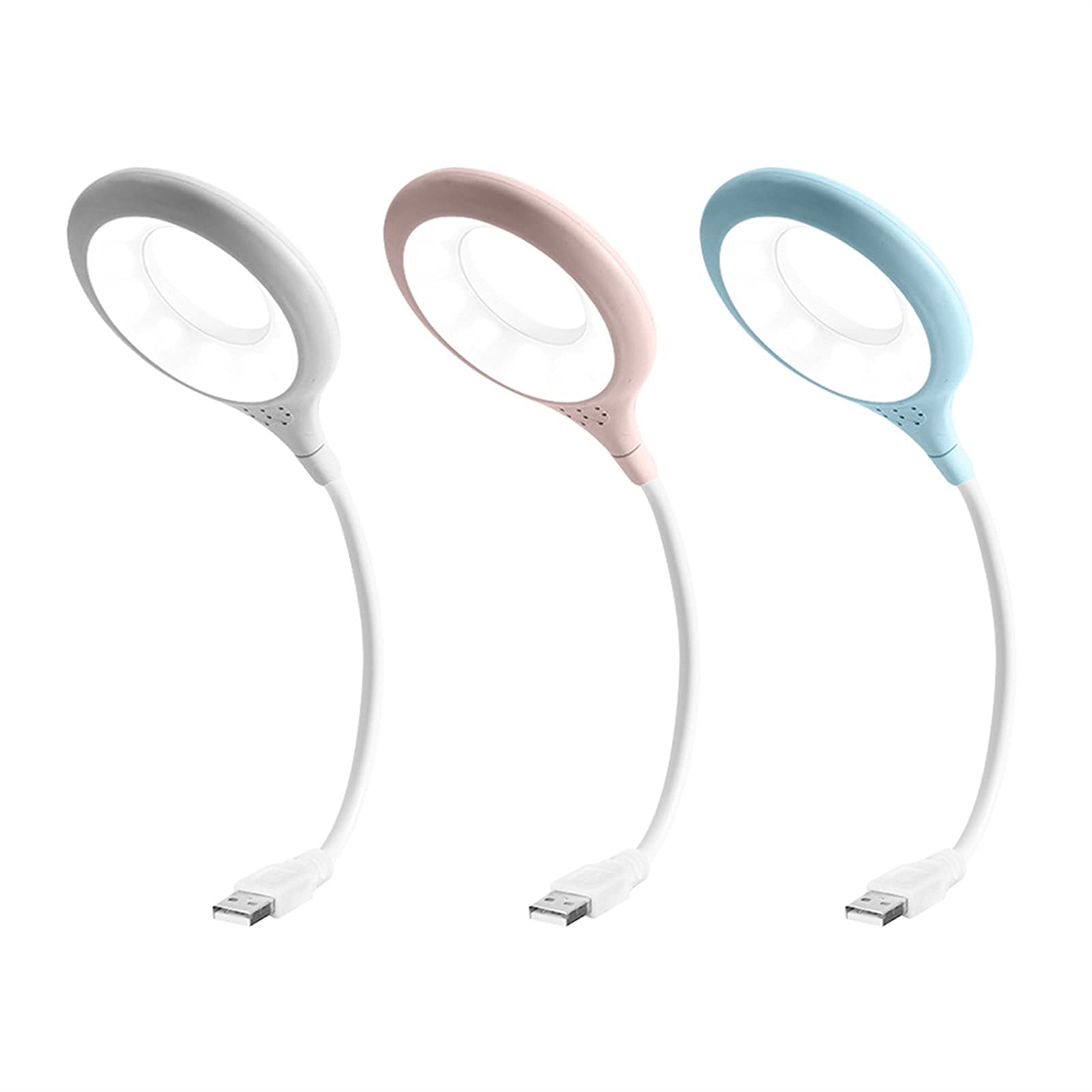 Reading Light, LED Eye Protection Lamp Clip Reading Table USB Rechargeable Dimming