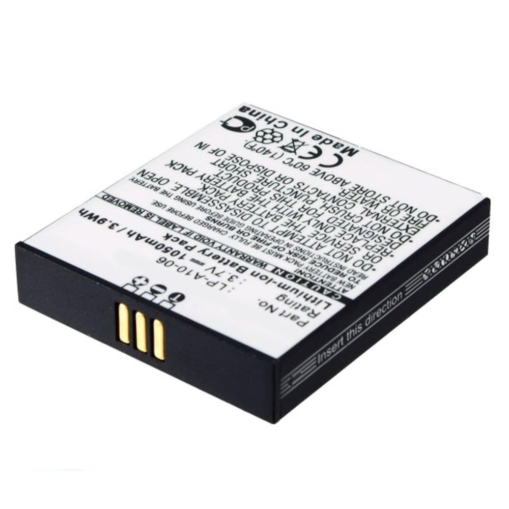 Synergy Digital GPS Battery, Compatible with Golf Buddy Tour DSC-GB200 GPS, (Li-ion, 3.7V, 1050mAh) Ultra High Capacity, Replacement for Golf Buddy LP-A10-06 Battery