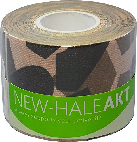 New-HALE テーピング テープ ロールタイプ AKT カラー カモ柄 5cm×5m 731939 ベージュ