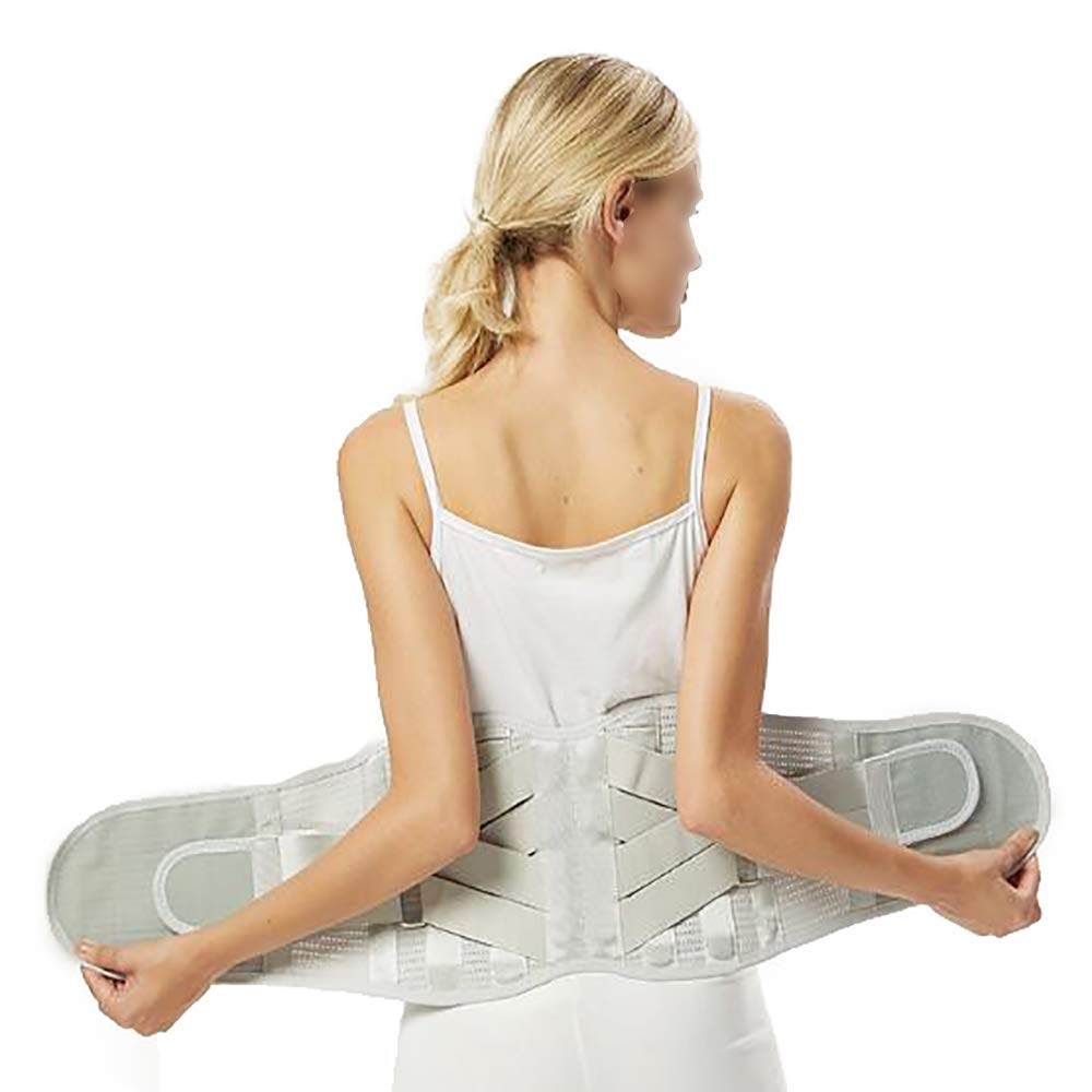 CMBSSTFC Tutore per la Parte Bassa della Schiena - Tutore per la Schiena di qualità - Sciatica, scoliosi, ernia del Disco, Sollievo da tensioni e distorsioni - con Cuscinetto Lombare Rimovibile,M