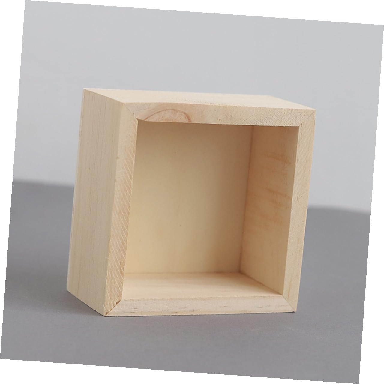 Caja Organizadora de Madera sin Tapa, 6 Piezas, Rústica
