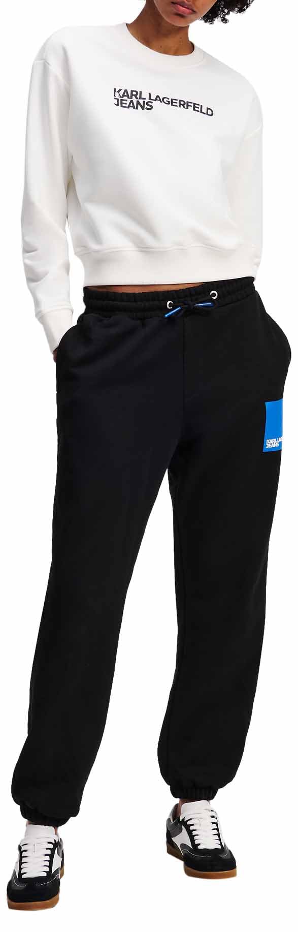 Karl Lagerfeld Jeans Women Relaxed Sweatpant Black S