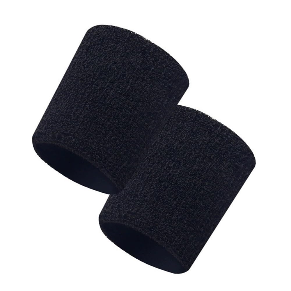 Muñequeras de Ejercicio Protector de muñeca Deportivo for Fitness, Baloncesto, Tenis para Uso Diario(Schwarz)