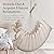 KOMOREBI Hammock Chair - Ivory - 60" x 47" - Hanging Rope Swing for Indoor & Outdoor - Soft & Durable Cotton Canvas - 2 Cushions Included - Large Macrame Hanging Chair for Bedroom, Patio, Porch