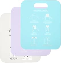 TOPBATHY Folding Board for Clothes Shirt Folder and Shirt Folder Board 3 Pieces for Short and Long Sleeve T-Shirts, Closet Organization and Travel